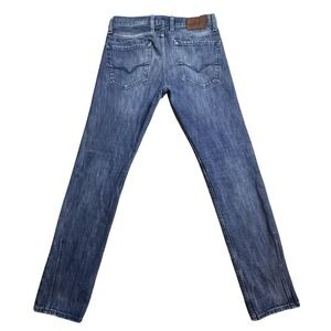Vintage Guess Alameda Slim Straight Jeans Mens 30x32 Medium Wash Blue Denim Y2K